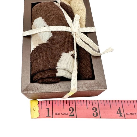 Primitives by Kathy Life Begins After Coffee Box Sign & Socks Gift Set NWT - Picture 5 of 10